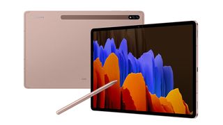 A photo of the Galaxy Tab S7 product shot