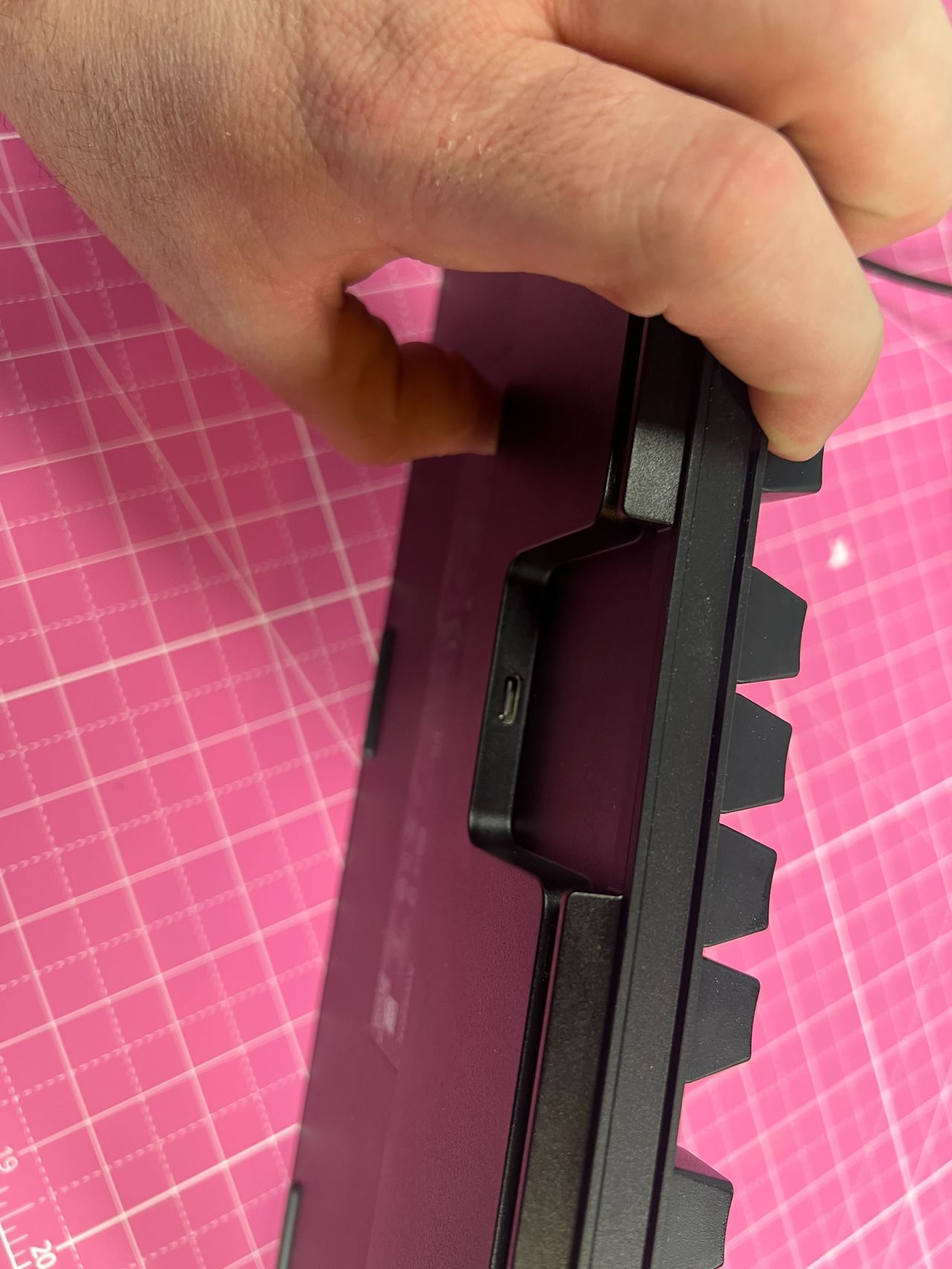 closeup of black keyboard
