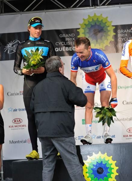 The mayor of Quebec City congratulates Thomas Voeckler