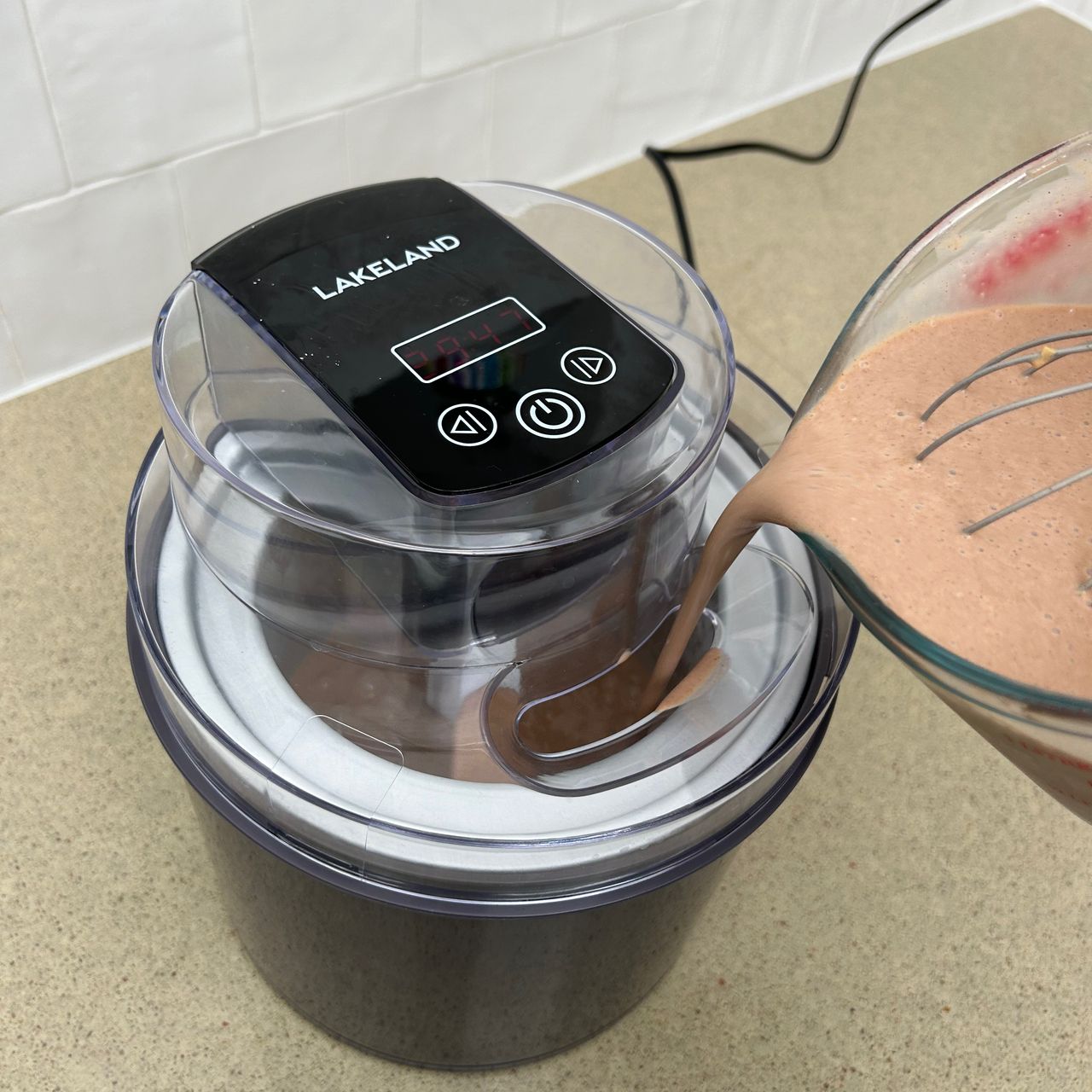 Testing Lakeland's Digital Ice Cream maker at home