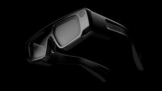 The Specs Inc. Spectacles on a black background