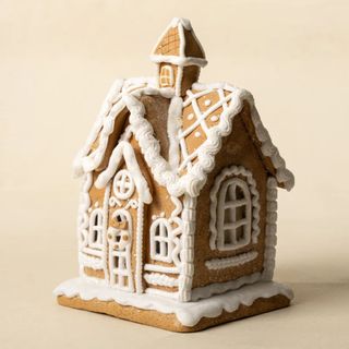 Lighted Gingerbread House