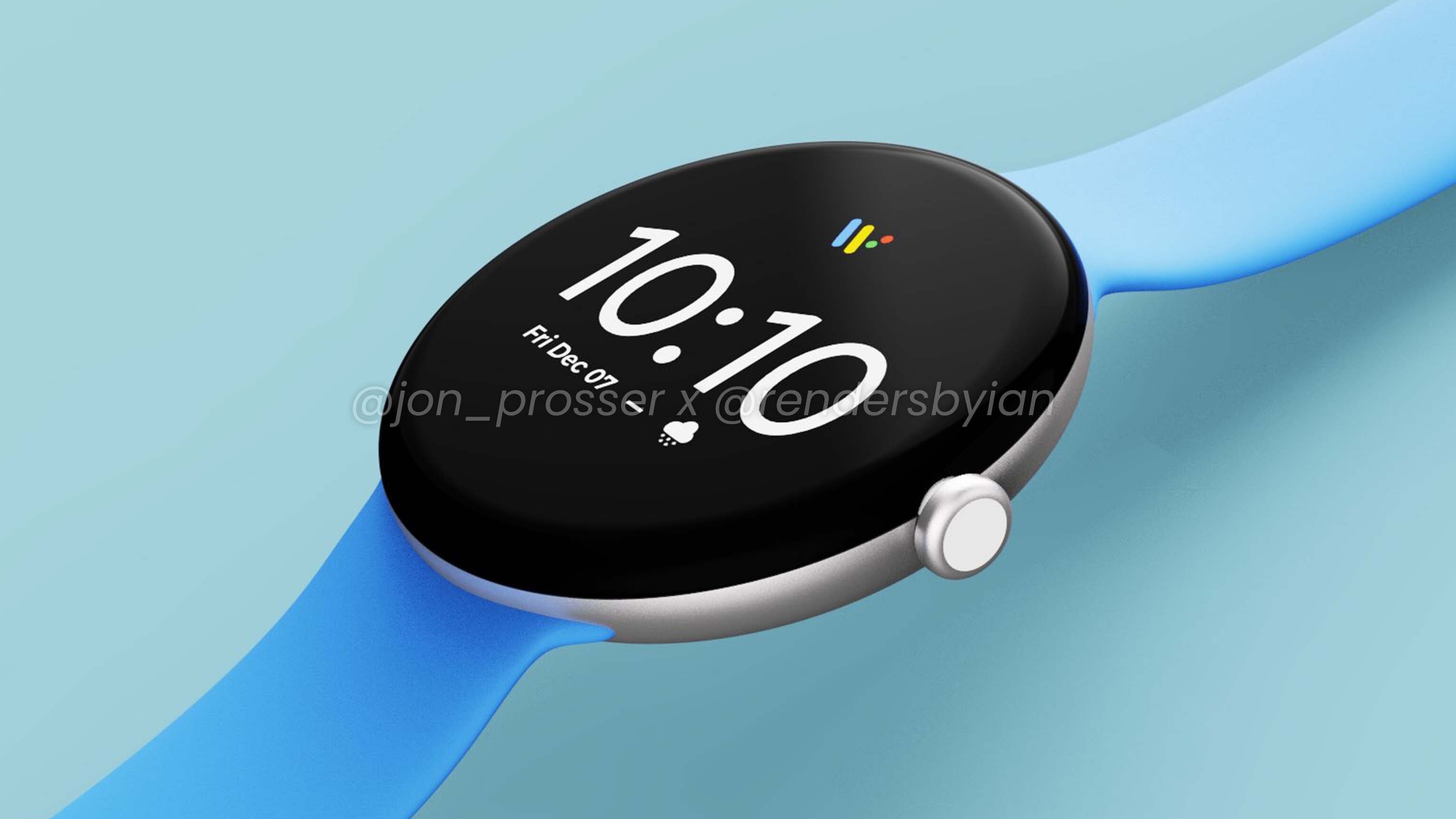 Google Pixel Watch just leaked — first look at Apple Watch 7 rival