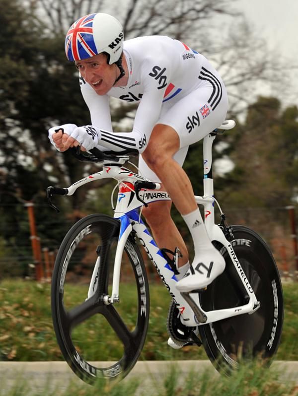 Bradley Wiggins (Team Sky) on Paris-Nice stage 6 time trial