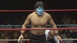 The Great Muta's first match in WCW