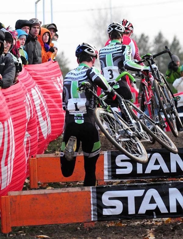 The Cannondale racers keeping pace with Todd Wells.