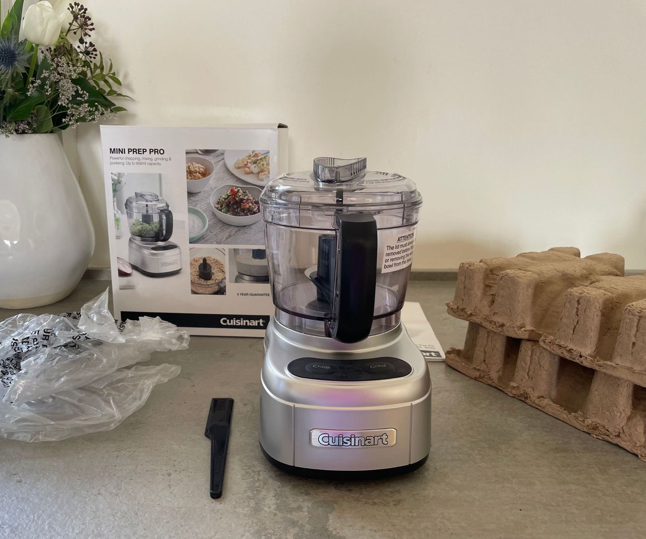 Cuisinart Mini Prep Plus Food Processor unboxing