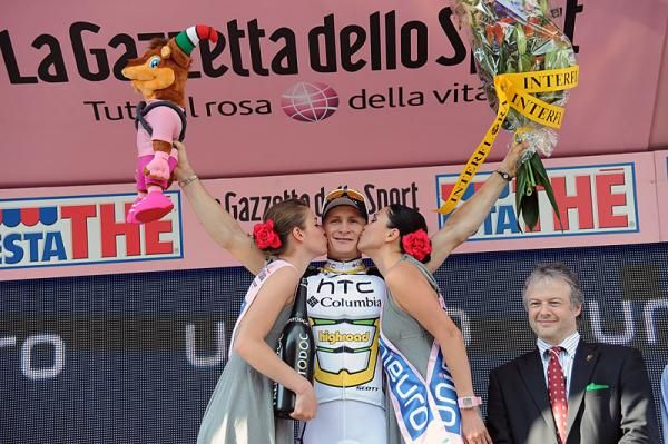 Stage winner Andre Greipel (HTC - Columbia)