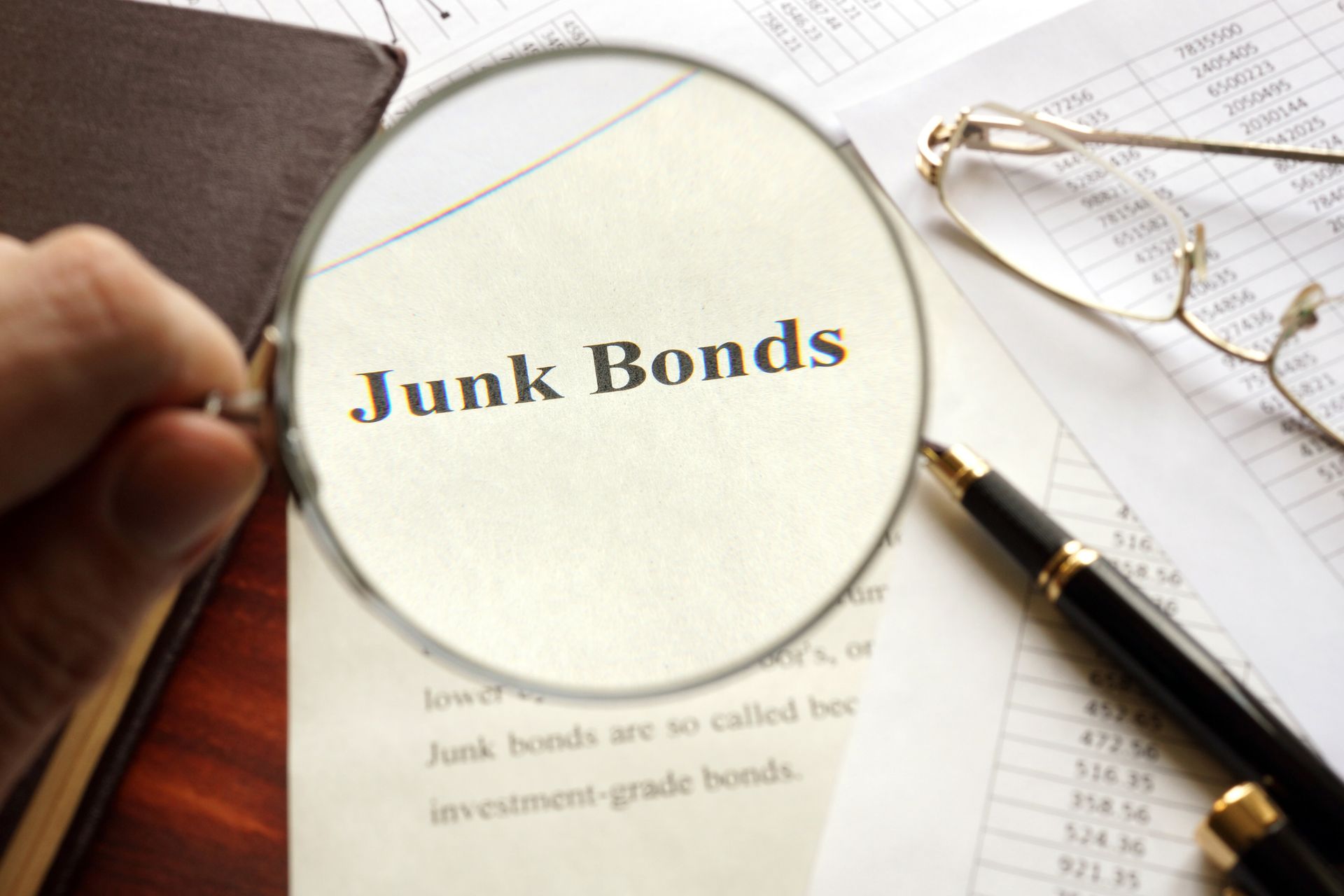 Document with title junk bond