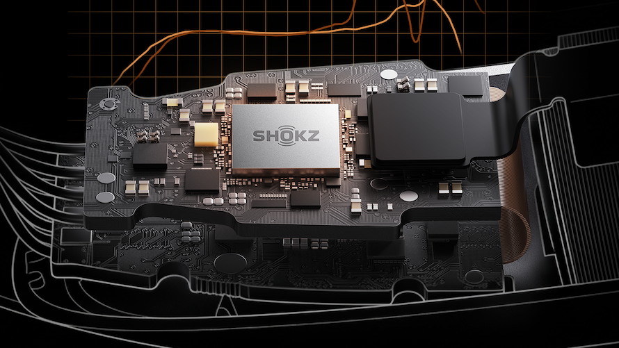 The tech that powers Shokz OpenSound innovations.