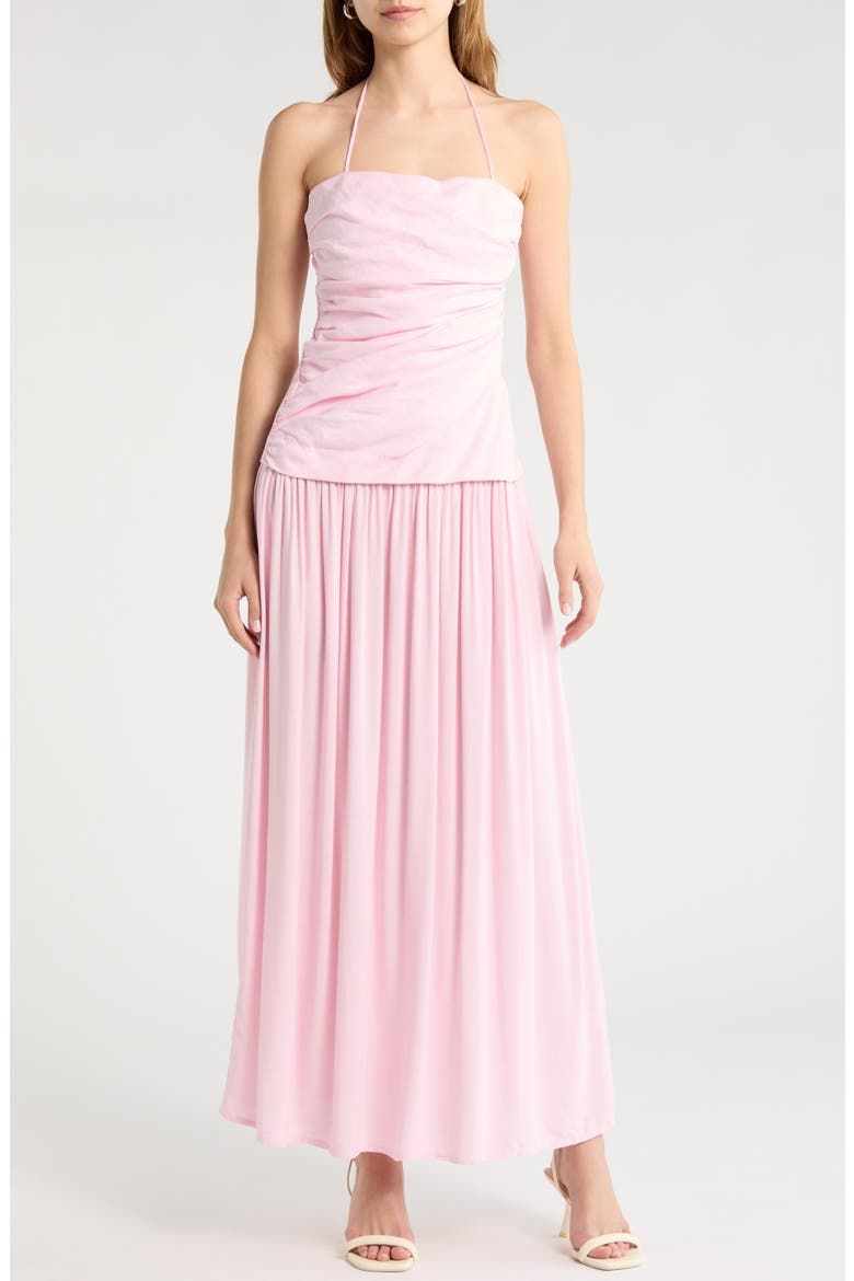 Notte Halter Maxi Dress
