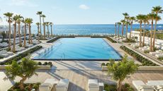 Main pool at Grecotel LUXME White Palace