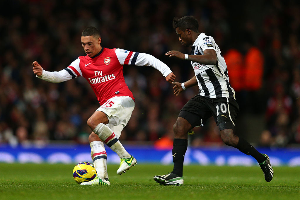 Gael Bigirimana in action for Newcastle United