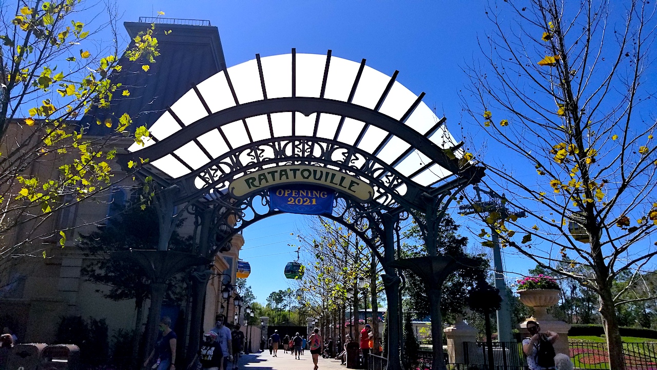 El paseo de Ratatouille en Epcot