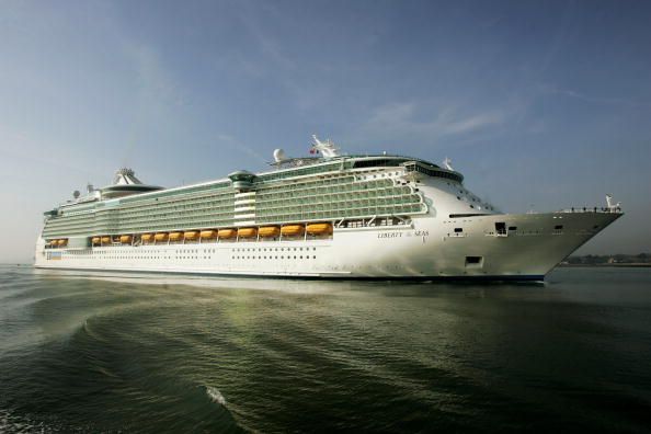 A cruise ship.