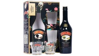 Baileys gift pack with two espresso glasses