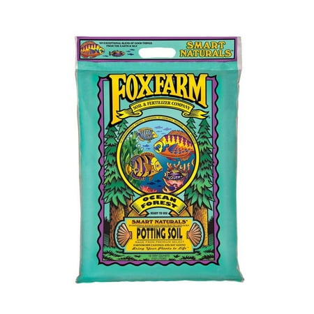 Foxfarm Ocean Forest Indoor Outdoor Garden Plant Potting Soil Mix, 12 Quart Bag