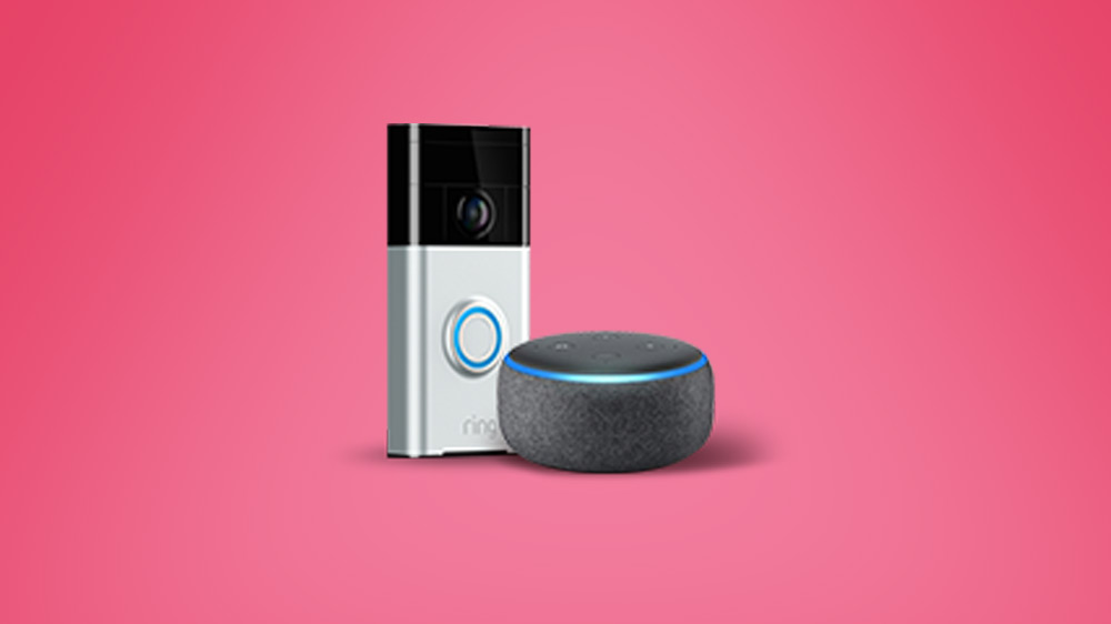 Echo dot and store ring doorbell 2