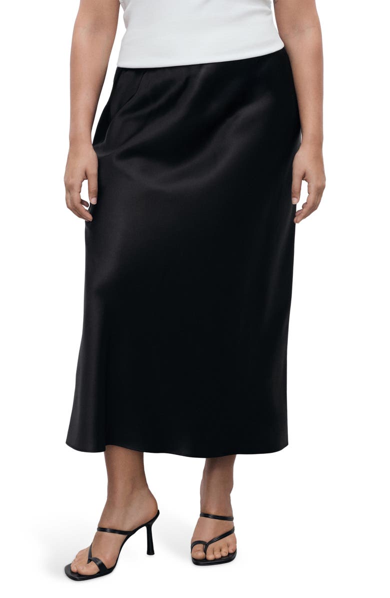 Mia Satin Maxi Skirt