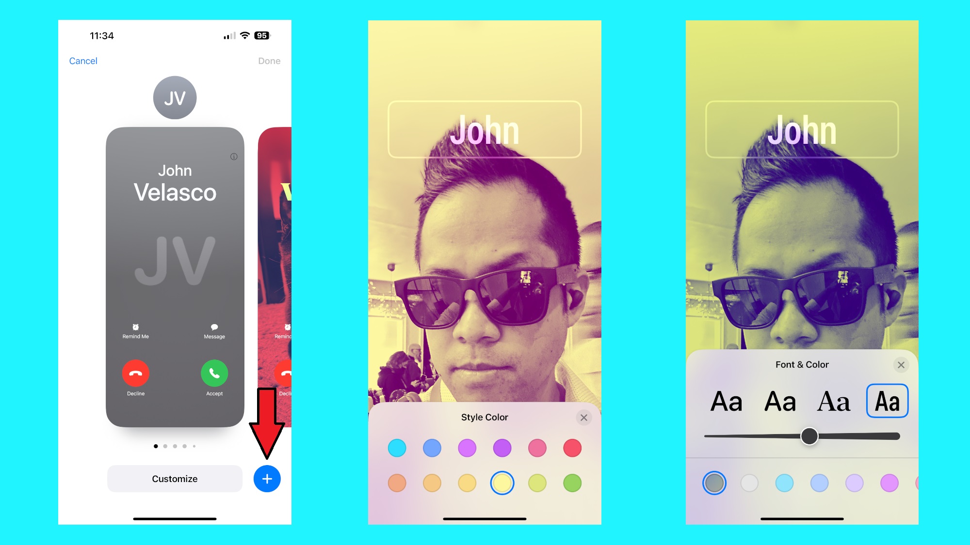 Как создать контактный плакат в iOS 17 шагов.
