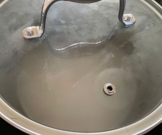 Boiling water in the Lakeland Stainless Steel Pan Set