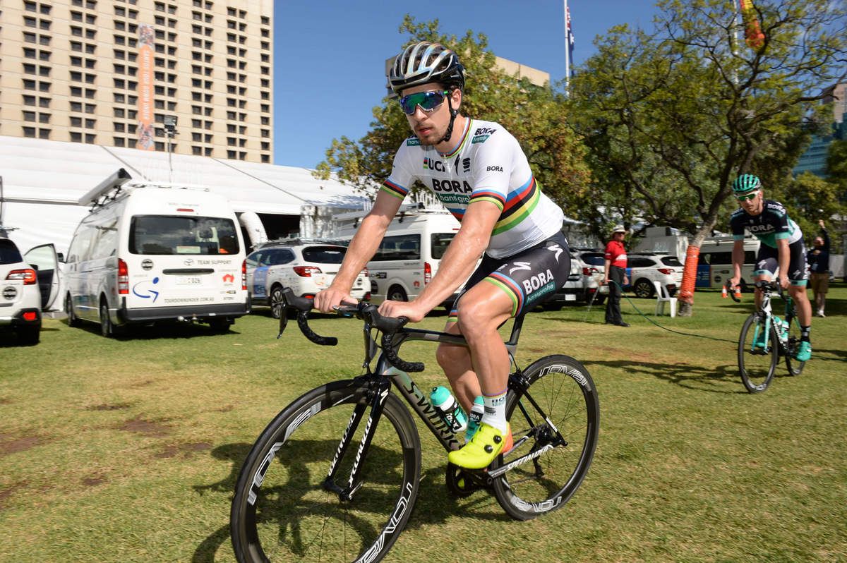 Peter Sagan heading out for a ride