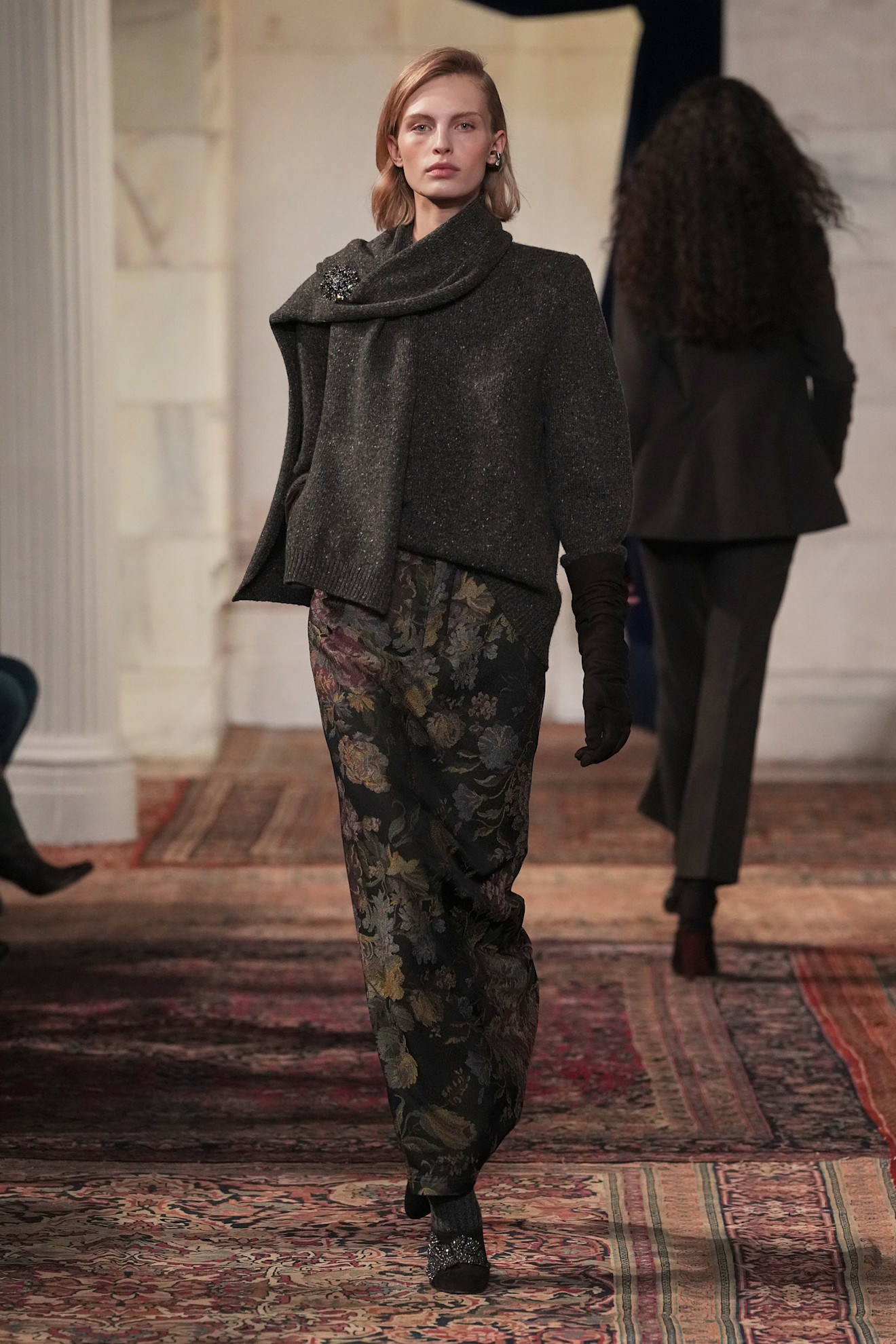 models walk the Ralph Lauren Fall 2026 runway