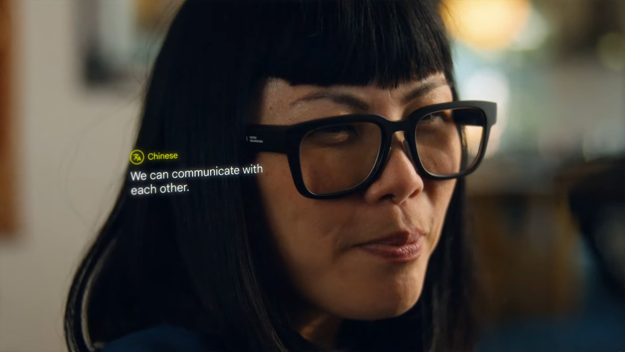 The new Google smart glasses teased at Google I/O 2022