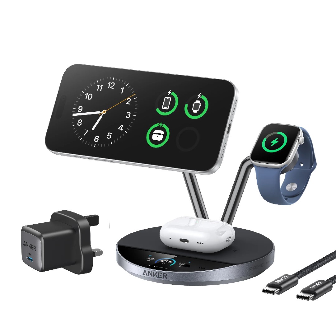 Anker Prime Wireless Charging Station (3-in-1, MagGo, AirCool)