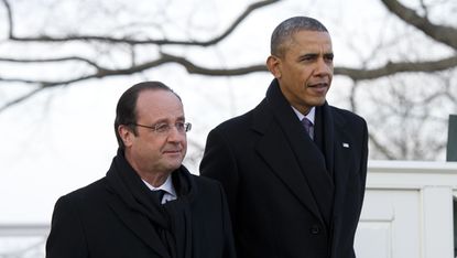 Hollande and President Obama