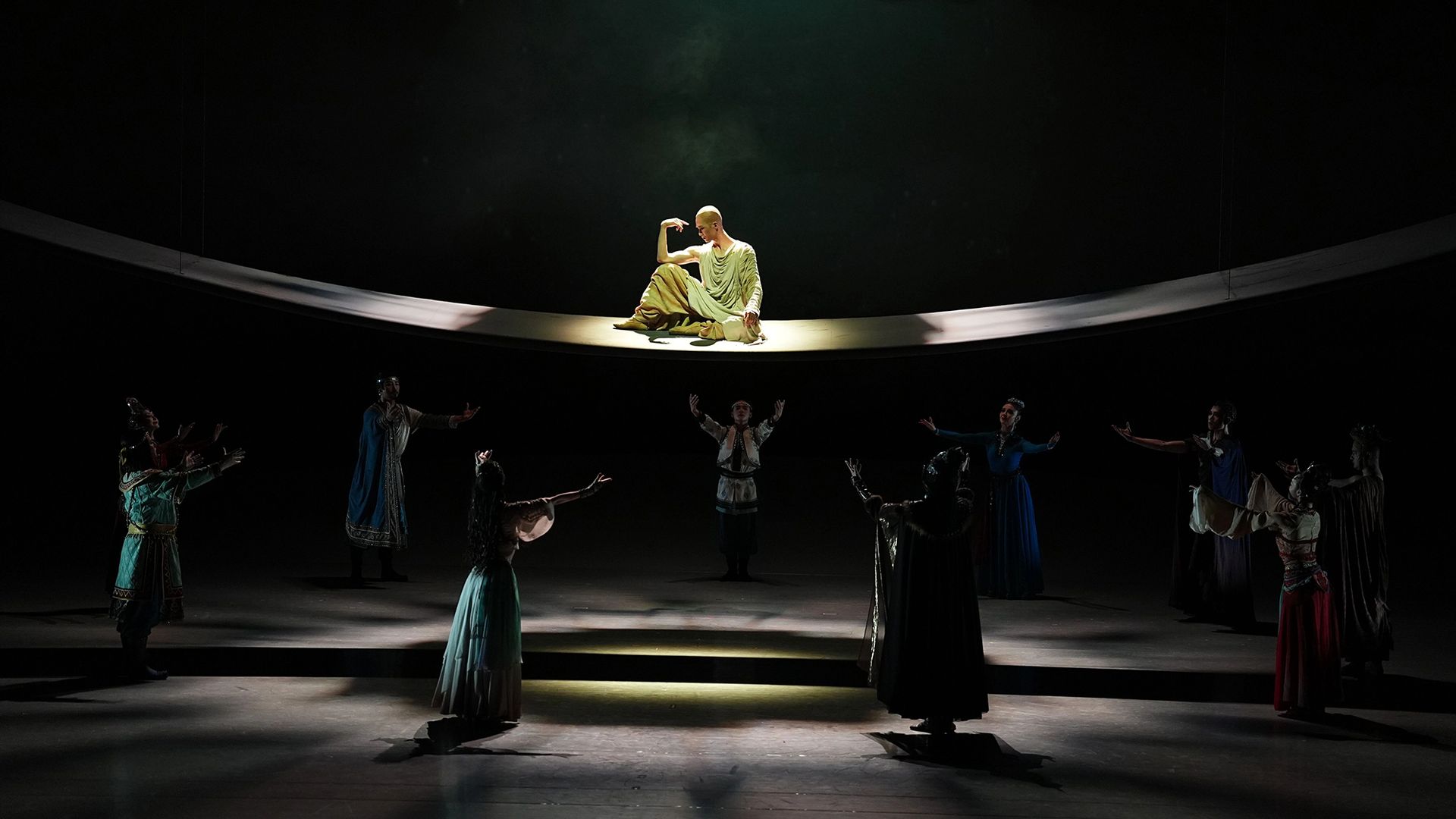 
                                Members of the China National Opera House perform in the dance drama &quot;Qiuci&quot; in Beijing, China
                            