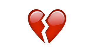 Broken heart emoji