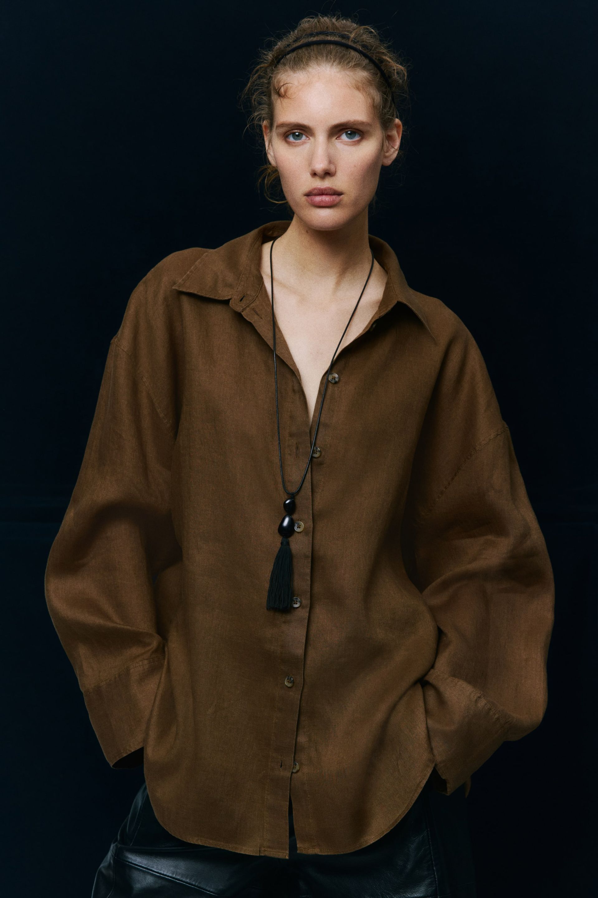 Oversized Linen Shirt