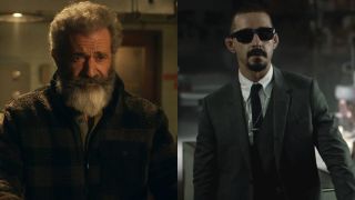 Mel Gibson stars in Fatman, while Shia LaBeouf stars in The Tax Collector.