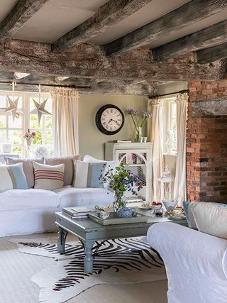 living room in 16th-century home