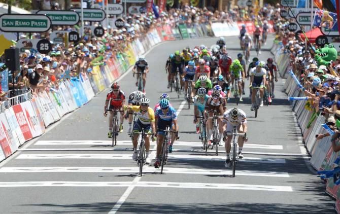 Simon Gerrans (Orica-GreenEdge) showed off his fine early-season form with victory in Angaston.
