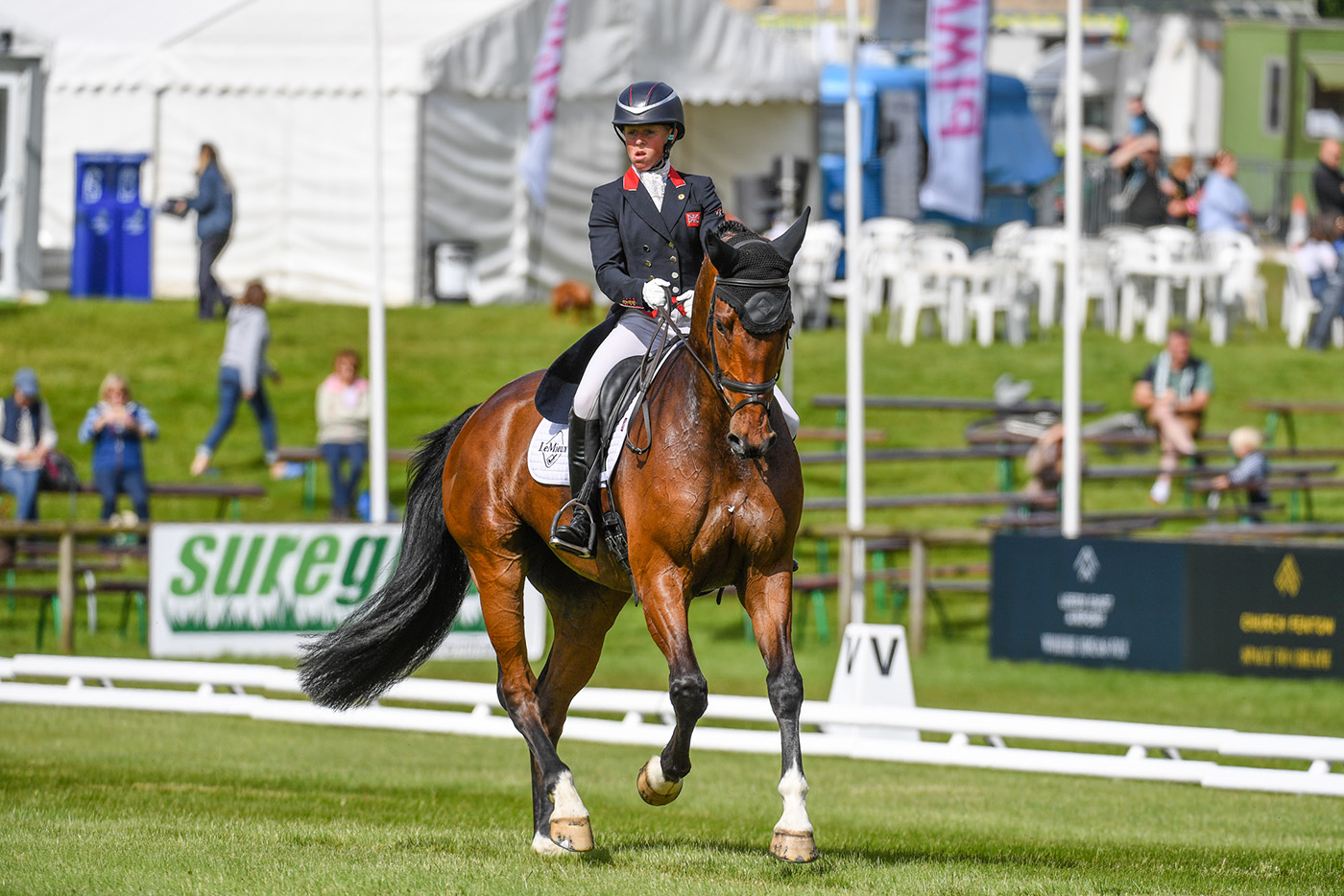 Bramham Horse Trials dressage: Ros Canter and Rehy Royal Diamond
