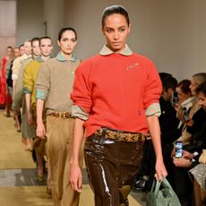 models on the Coach fall 2026 fashion week runway 