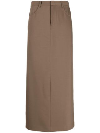 Tailored Full-Length Skirt