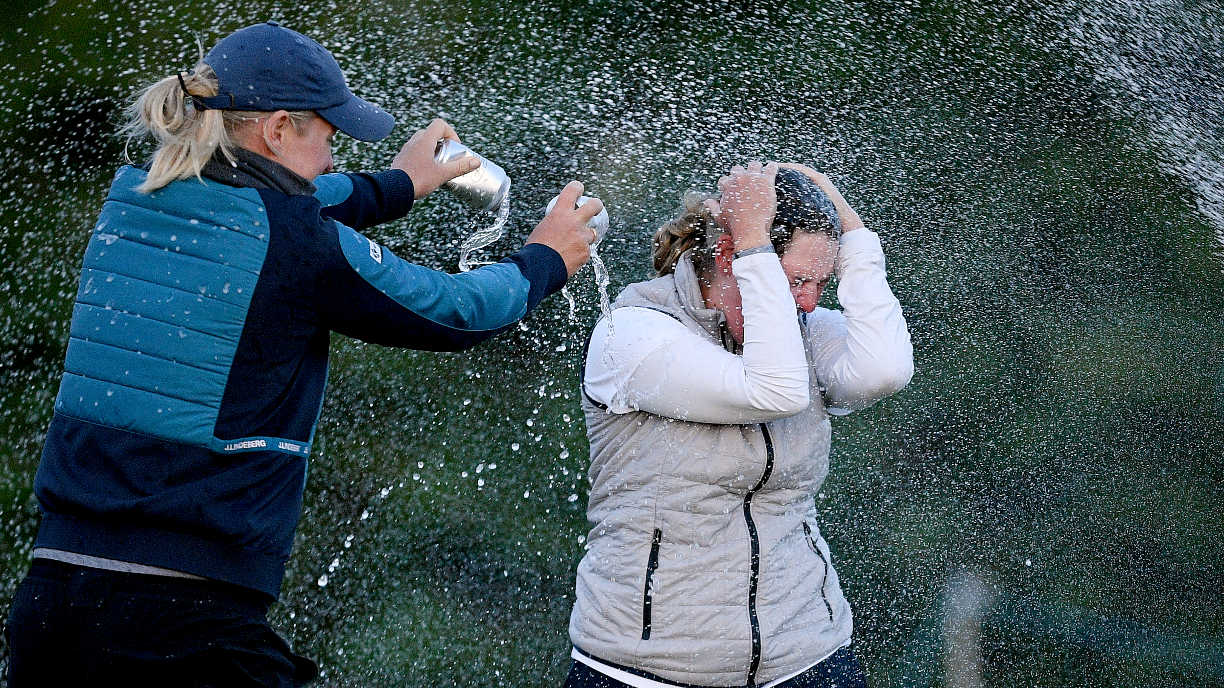 Ashleigh Buhai after winning the AIG Women's Open