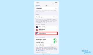 select live activities in settings of app to adjust frequency