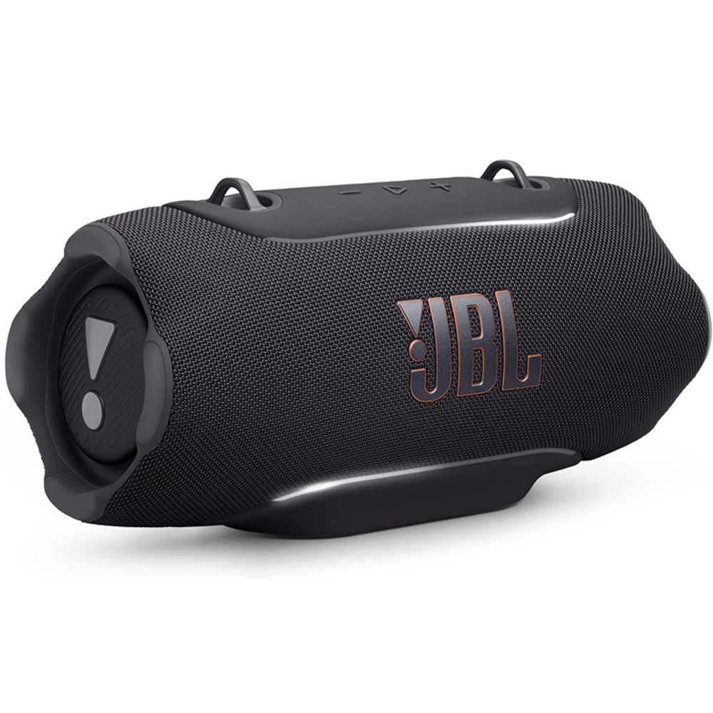 the jbl xtreme 5 on a white square background