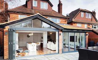 Glazed rear extension