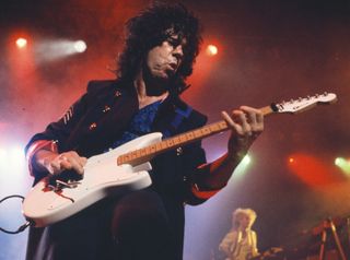 Gary Moore performs onstage at the Budokan in Tokyo, Japan, on October 14, 1985