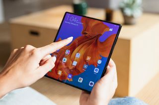 When unfolded, the Huawei Mate X becomes a formidable 8-inch tablet