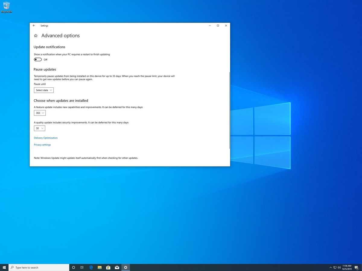 How To Delay The Windows 10 November 2019 Update While Still Getting ...