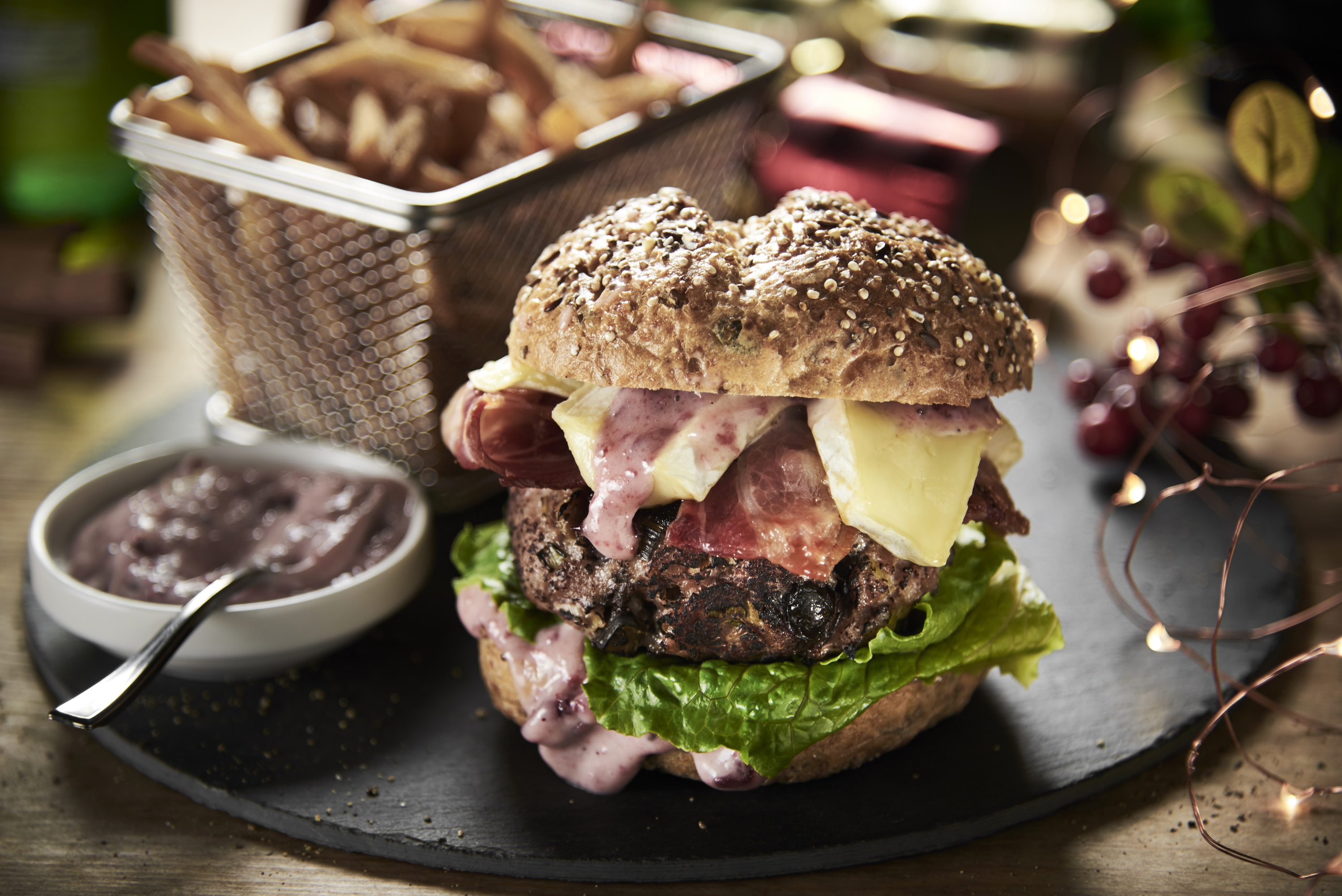 Christmas turkey burger recipe