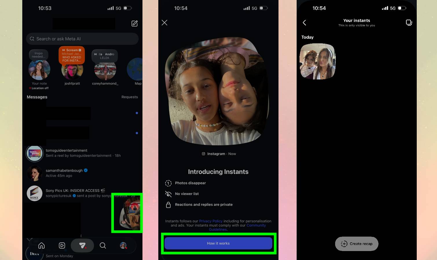 Instagram instants 