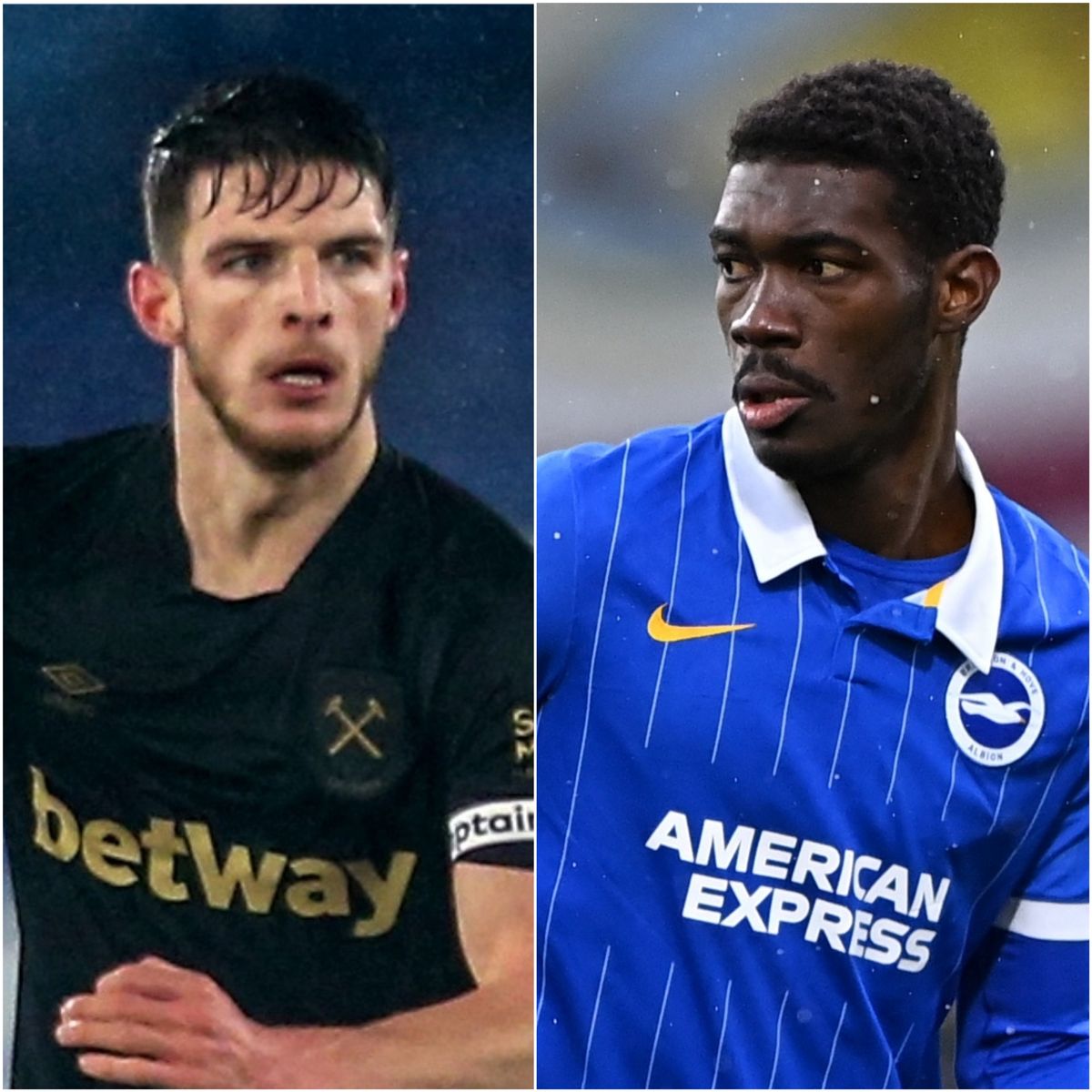 Declan Rice and Yves Bissouma