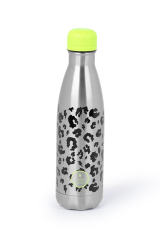 Scamp and Dude Silver Leopard Water Bottle, £24 | Scamp and Dude